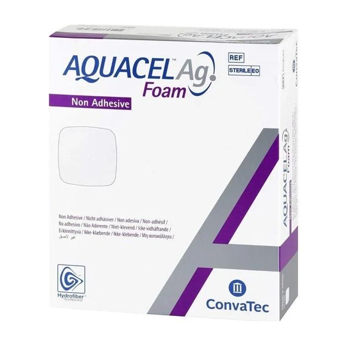Aquacel Ag Foam Non-Adhesive 20X20cm 420646 Pack of 5 - Direct2Customer
