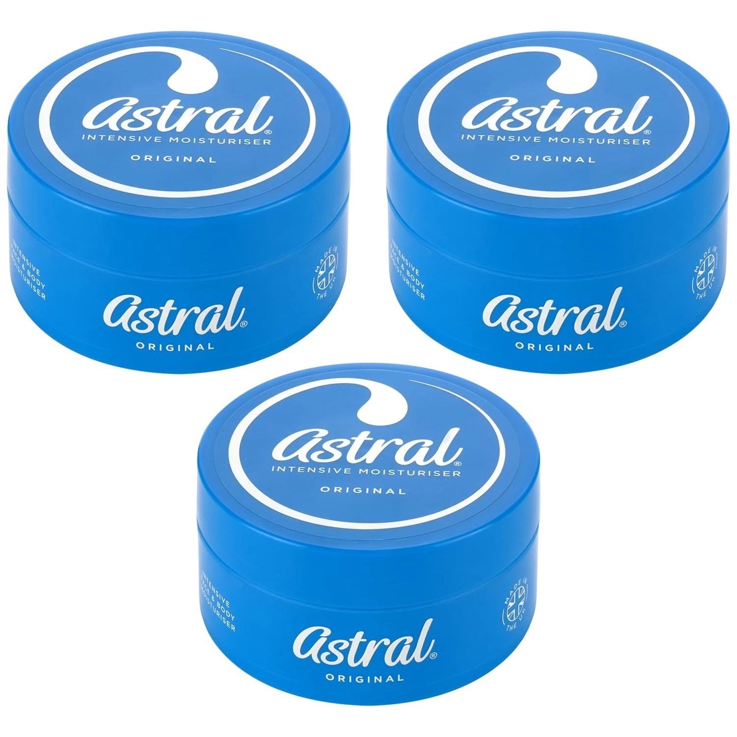 Astral Cream Original 200ml - Pack of 3