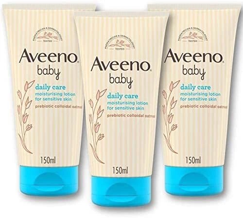 Aveeno Baby Daily Care Lotion 150ml - Pack of 3 - Direct2Customer