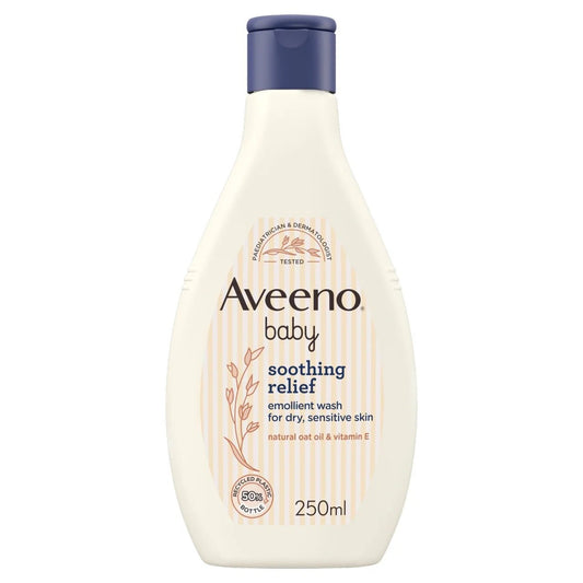 Aveeno Baby Soothing Relief Emollient Wash 250ml - Direct2Customer