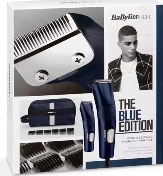 BaByliss Men The Blue Edition Professional Hair Clipper Set Trimmer - Direct2Customer