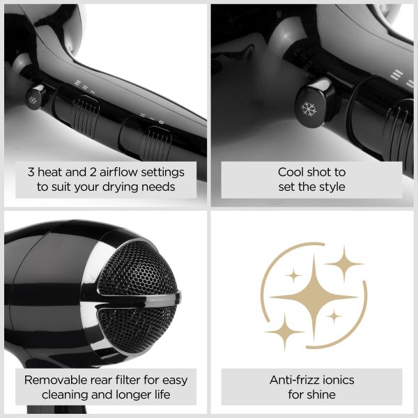 BaByliss Power Smooth 2400W Hair Dryer 5736CU