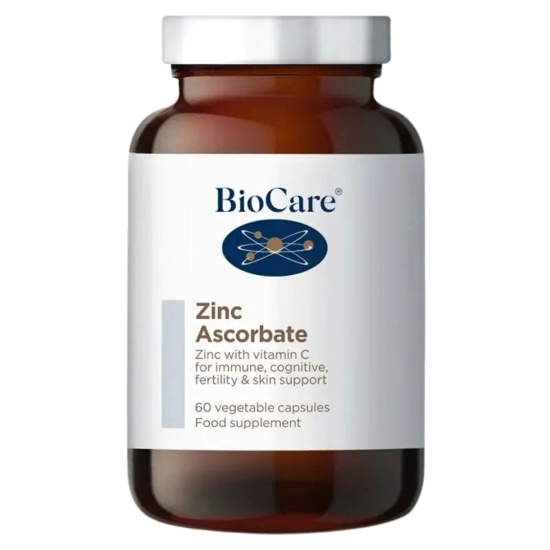 BioCare Zinc Ascorbate Vegicaps 60 - Direct2Customer