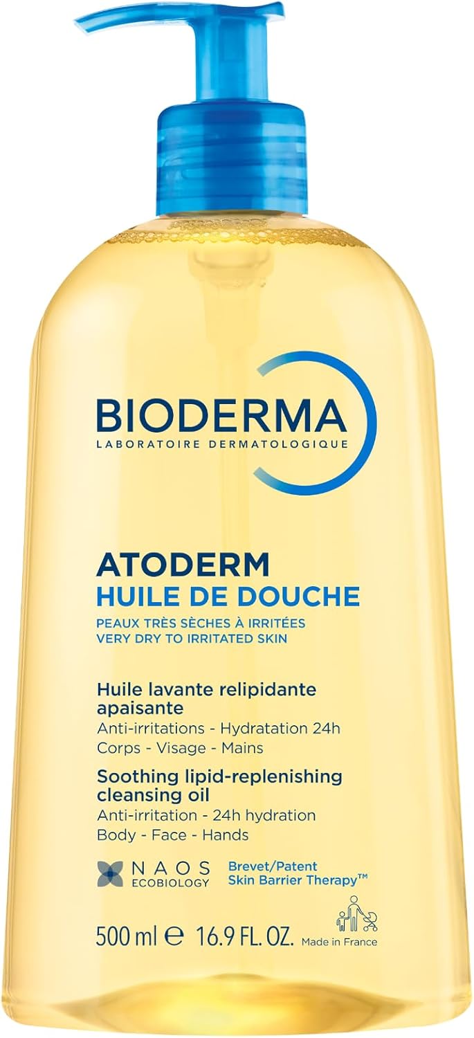 Bioderma Atoderm Shower Oil Body Wash for very Dry skin prone to Eczema - 500ml