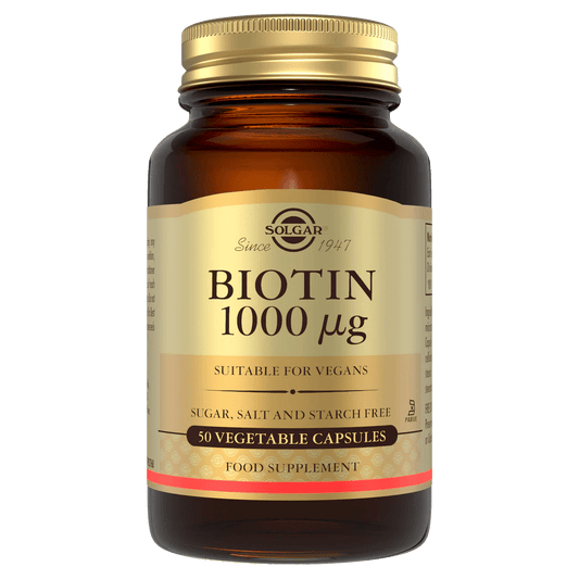 Biotin 1000 mcg Vegetable Capsules - 50 - Direct2Customer
