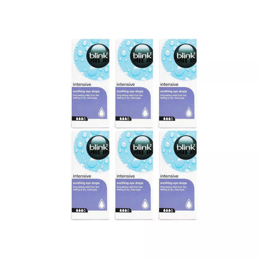 Blink Intensive Tears Eye Drops 10ml Soothing Eye Drops 10ml x 6