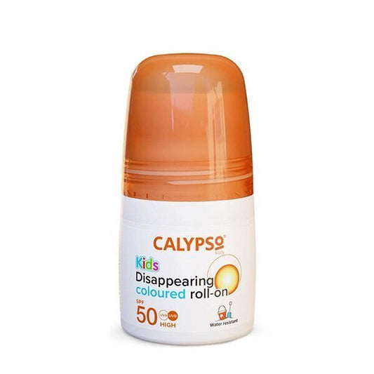 Calypso Kids Disappearing Coloured Roll-On SPF50 50ml - Direct2Customer