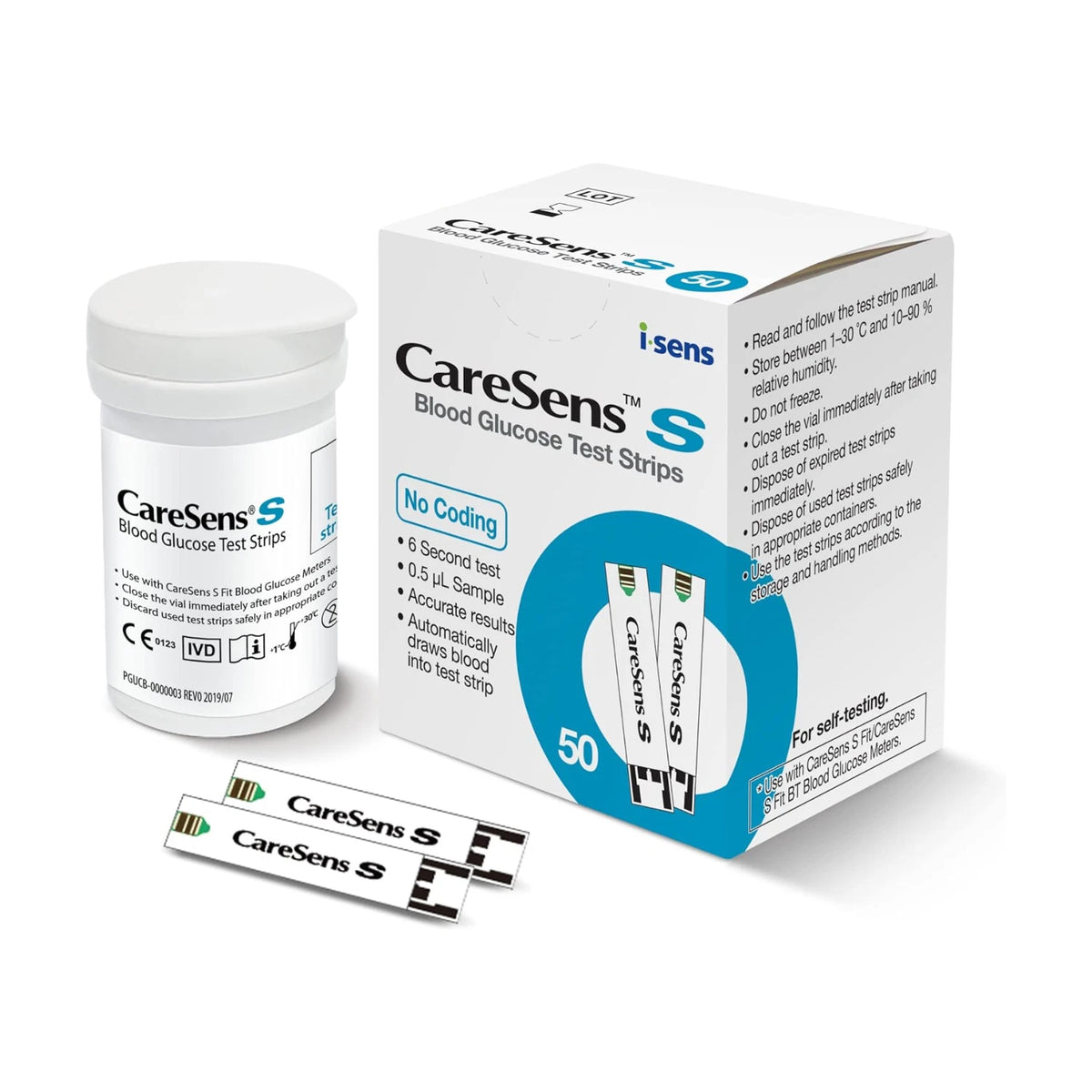 CareSens S Fit Test Strips 50 - Direct2Customer