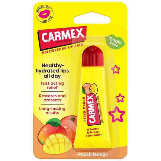 Carmex Lip Balm Peach & Mango Tube 10g