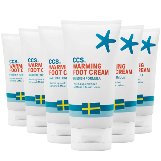 CCS Warming Foot Cream 150ml - Pack of 6 - Direct2Customer