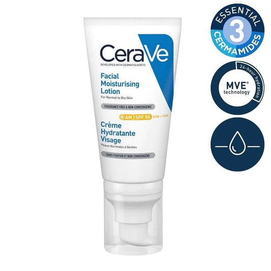 CeraVe Facial Moisturising Lotion AM SPF 50 52ml