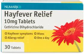 Numark Allergy Relief Cetirizine 10mg Tablets 30s