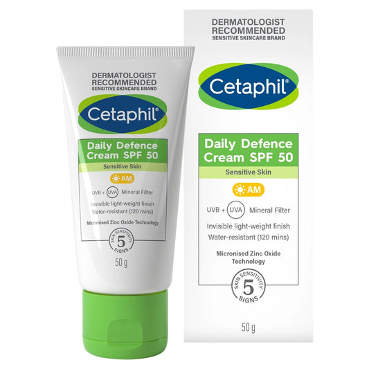 Cetaphil Daily Defence Moisturiser SPF 50+ UVA