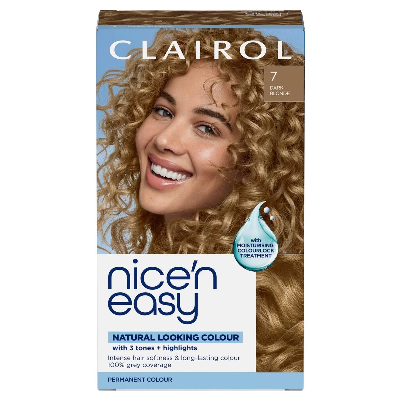 Clairol Nice 'n Easy Permanent Hair Colour Dark Blonde 7 - Direct2Customer