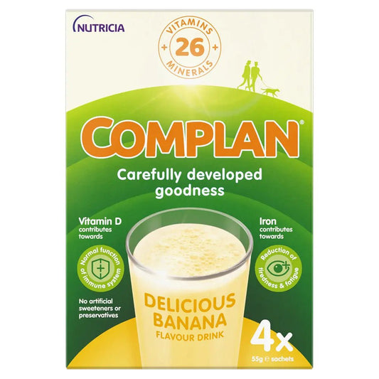 Complan Sachets Banana 4x55g - Direct2Customer