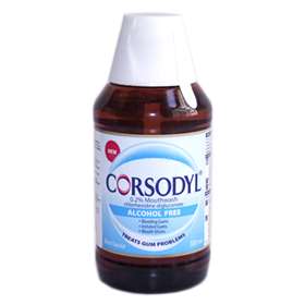 Corsodyl Alcohol Free Mint Mouthwash 300ml - Direct2Customer