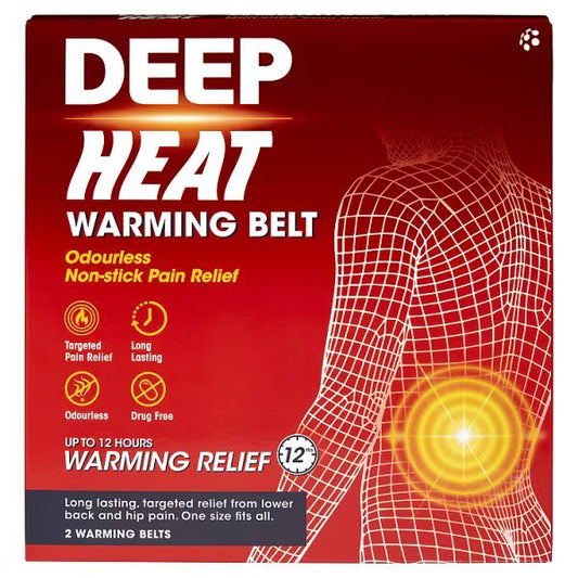 Deep Heat Warming Belts Pack of 2