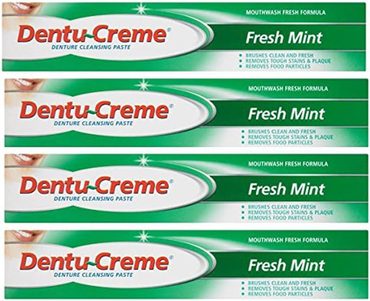 Dentu-Creme Fresh Mint Toothpaste 75ml - Pack of 4