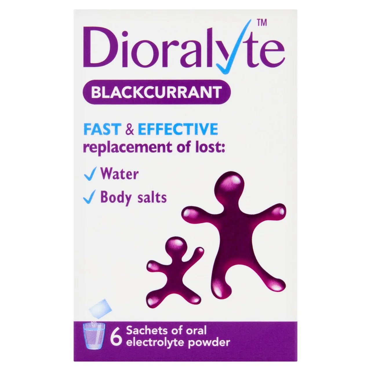 Dioralyte Sachets Blackcurrant 6 Pack - Direct2Customer