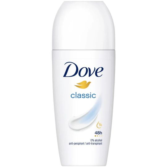 Dove Women Antiperspirant Deodorant Roll On Classic 50ml