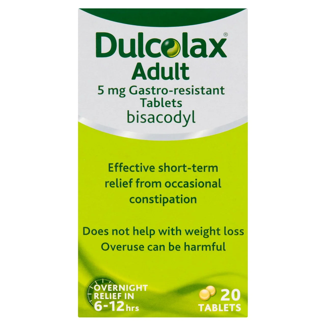 Dulcolax Tablets 5mg - 20 Tablets