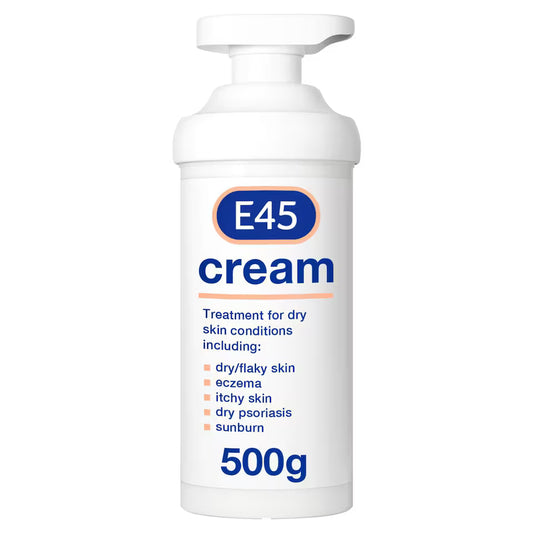 E45 Cream Pump 500g
