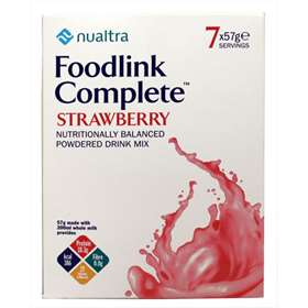 Foodlink Complete Strawberry 7x57g - Direct2Customer