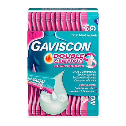 Gaviscon Double Action Liquid Sachets 12 - Direct2Customer
