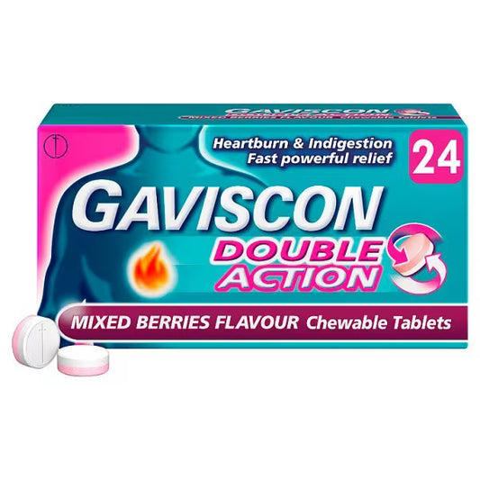 Gaviscon Double Action Mixed Berries 24