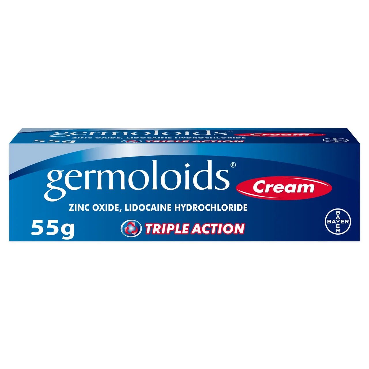 Germoloids Triple Action Haemorrhoids & Piles Cream 55g - Direct2Customer