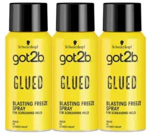 got2b Glued Freeze Spray 100ml - Pack of 3 - Direct2Customer