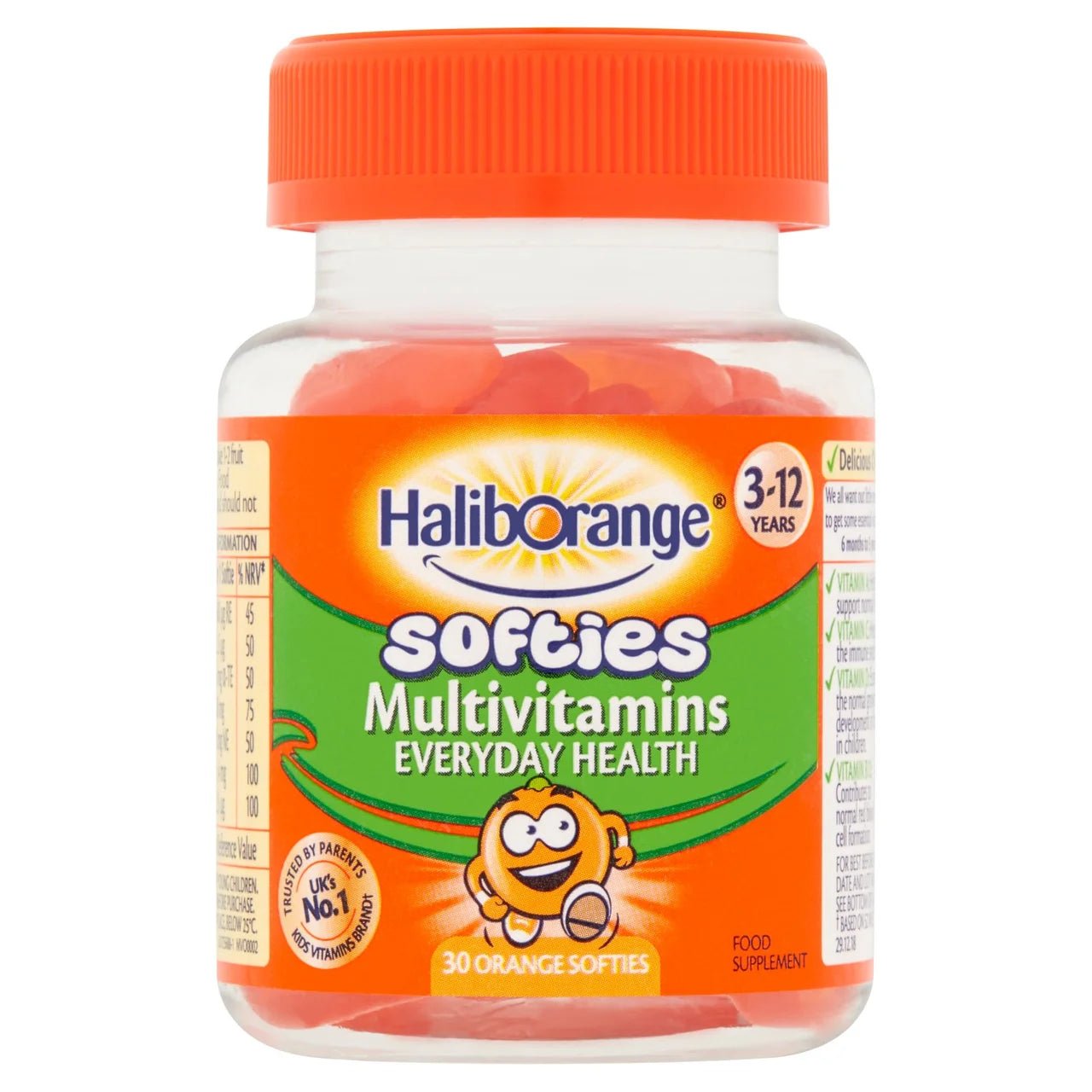Haliborange Kid's Softies Multivitamin Orange Gummies 3-12yrs - Direct2Customer