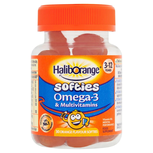 Haliborange Multivitamin & Omega-3 Softies 3-12yrs - Direct2Customer