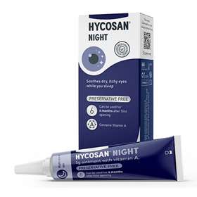Hycosan Night Preservative Free Eye Ointment 1 x 5g - Direct2Customer