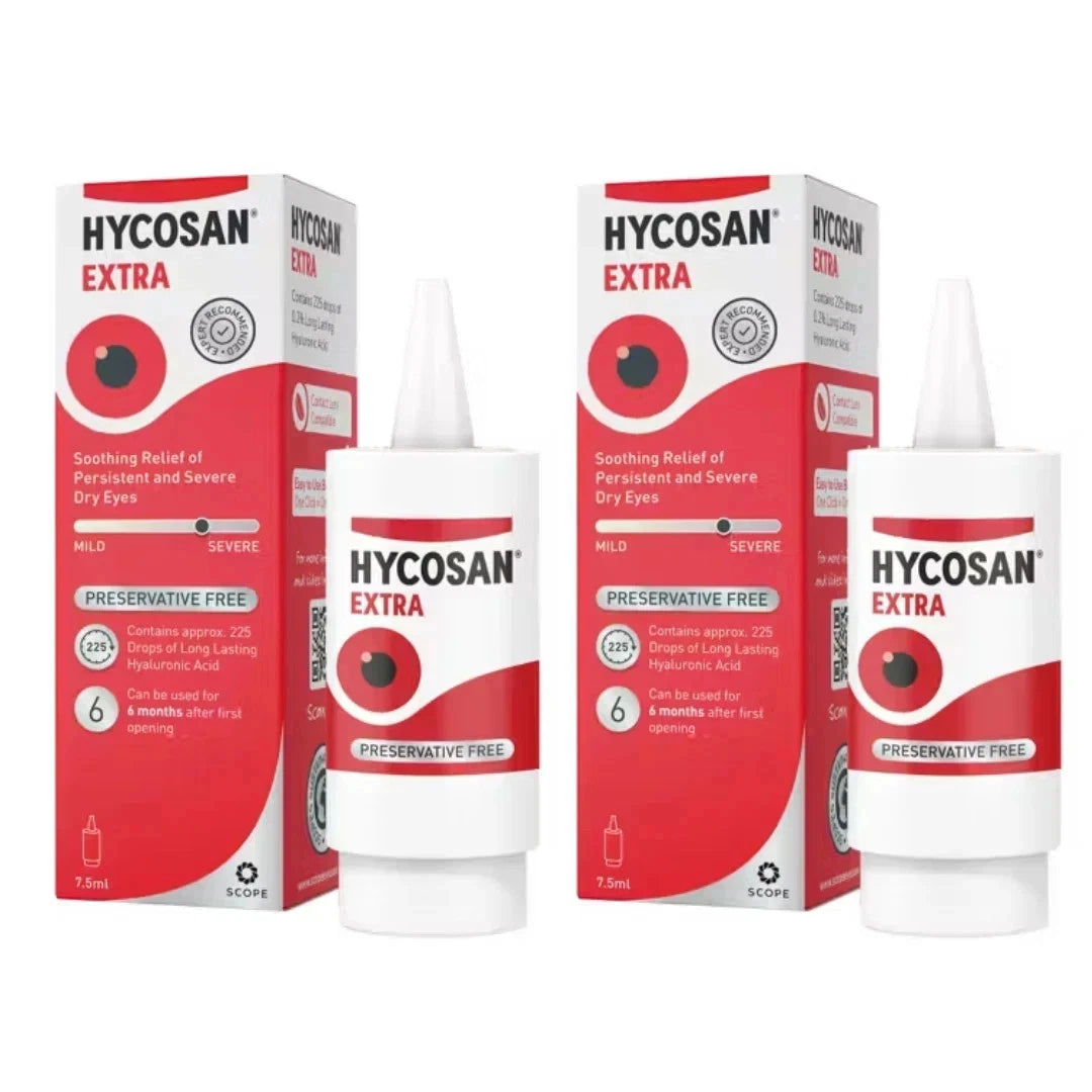 Hycosan Extra Dry Eye Drops 7.5ml - Pack of 2