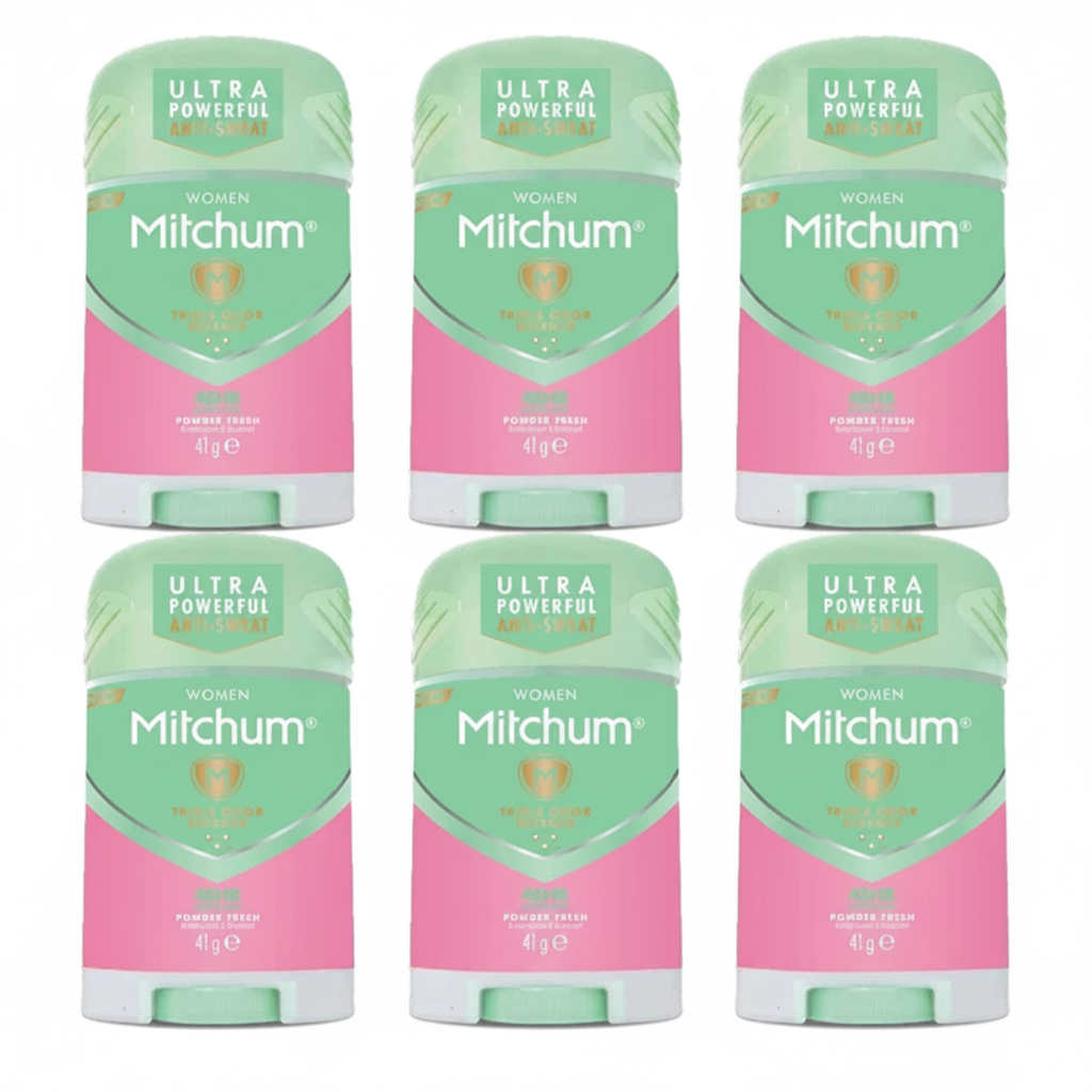 Mitchum Women Stick Powder Fresh 41g - Pack of 6
