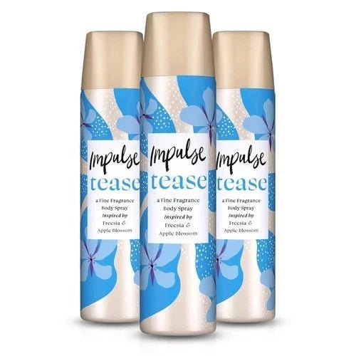 Impulse Body Spray Tease 75ml - Pack of 3 - Direct2Customer