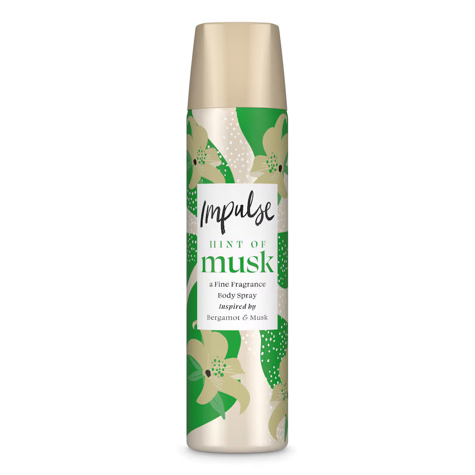 Impulse Body Spray Hint of Musk 75ml
