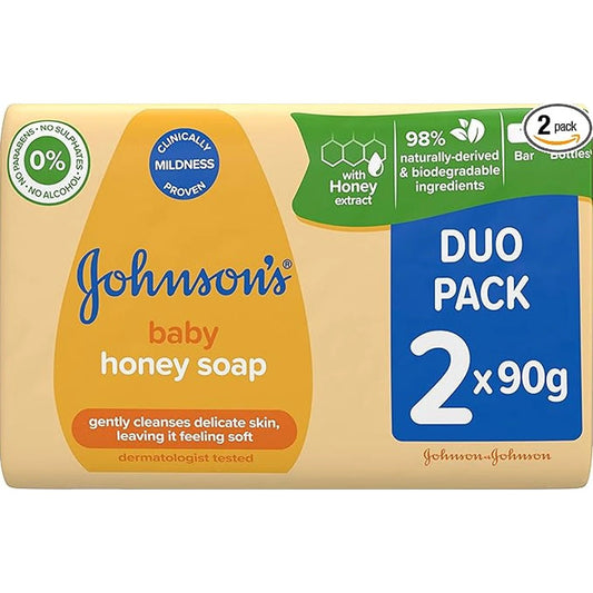 Johnson's Baby Honey Soap Duo 2x90g - Direct2Customer
