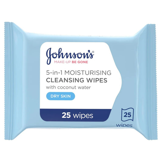 Johnson's Make Up Be Gone Moisturising Wipes 25 - Direct2Customer