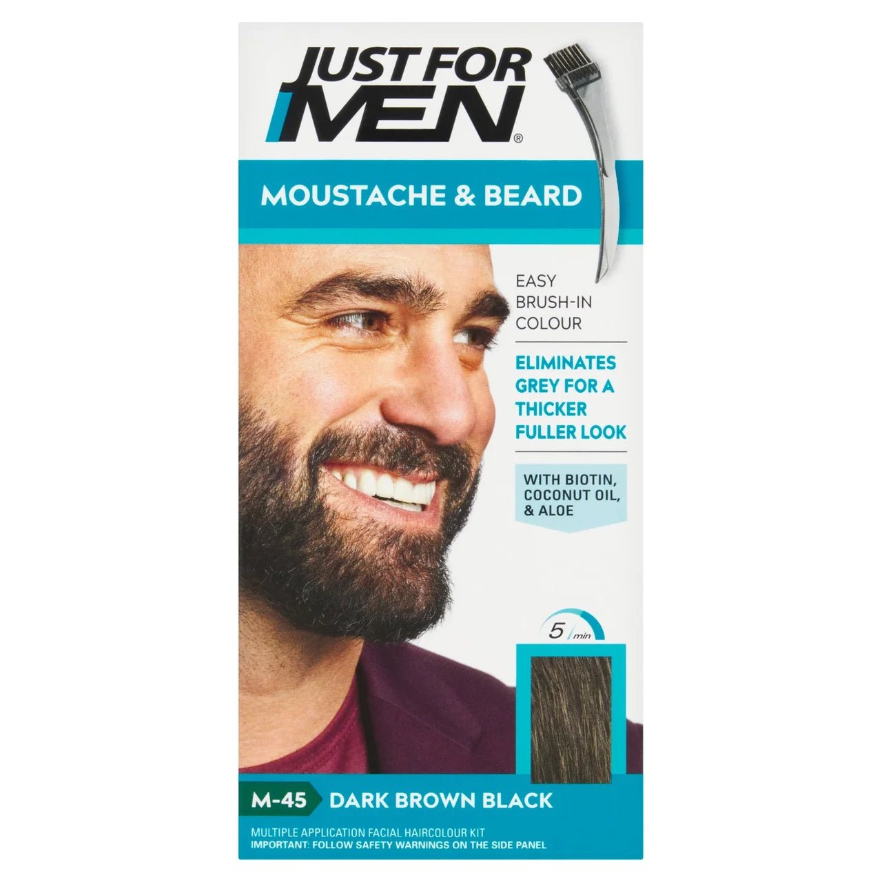 Just For Men Moustache & Beard Dark Brown - Direct2Customer