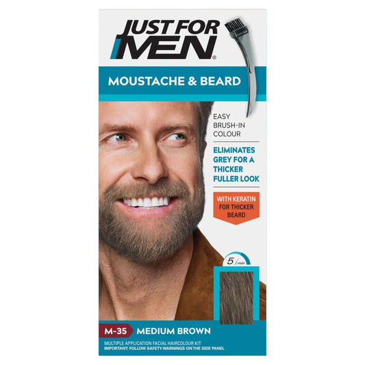 Just For Men Moustache & Beard Medium Brown - Direct2Customer