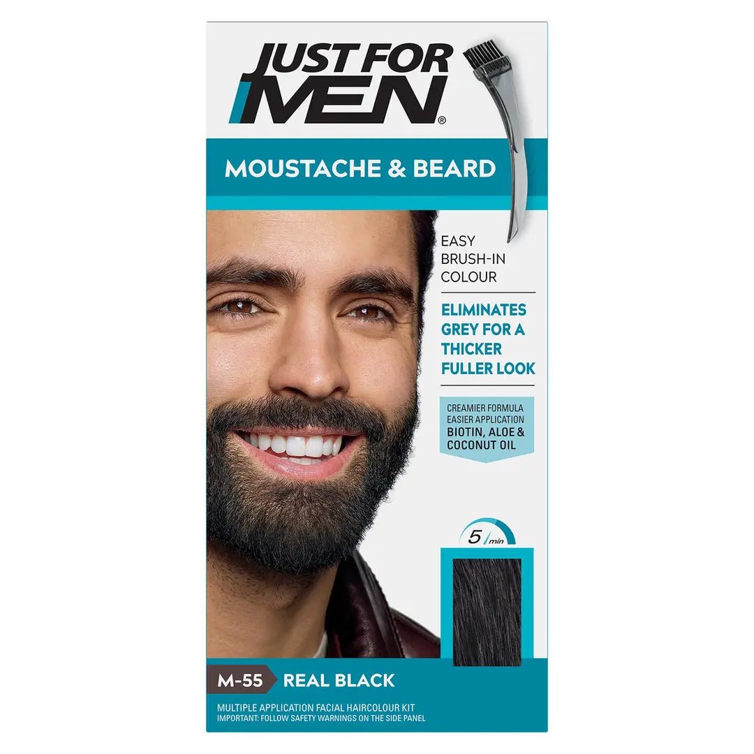 Just For Men Moustache & Beard Real Black - Direct2Customer
