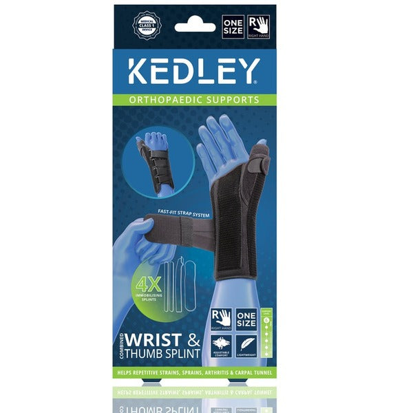 Kedley Combined Wrist & Thumb Splint Right