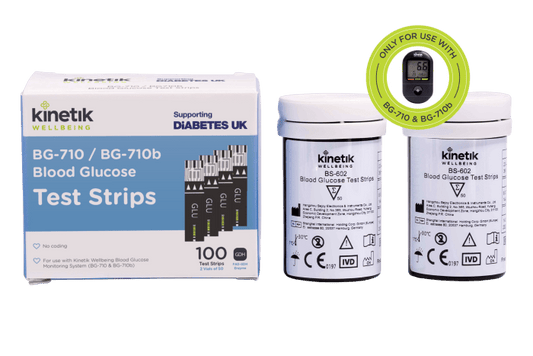 Kinetik Glucose Test Strips, Pack of 100-BS602 - Direct2Customer