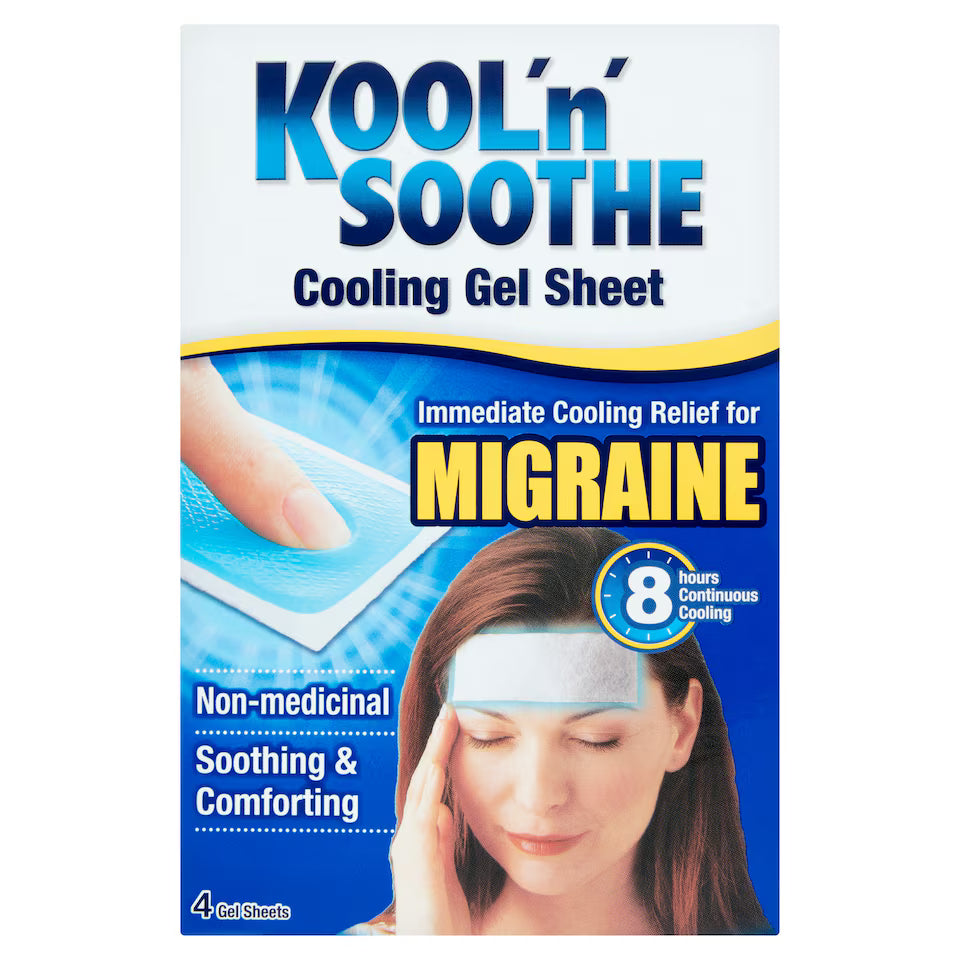 Kool 'n' Soothe Migraine Cooling Gel Sheets