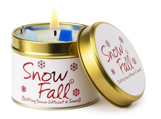 Lily-Flame Snowfall Tin Scented Candle 250g - Direct2Customer