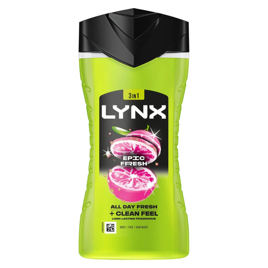 Lynx Epic Fresh Shower Gel 225ml - Direct2Customer