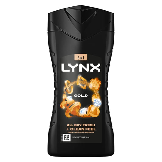 Lynx Gold Shower Gel 225ml - Direct2Customer