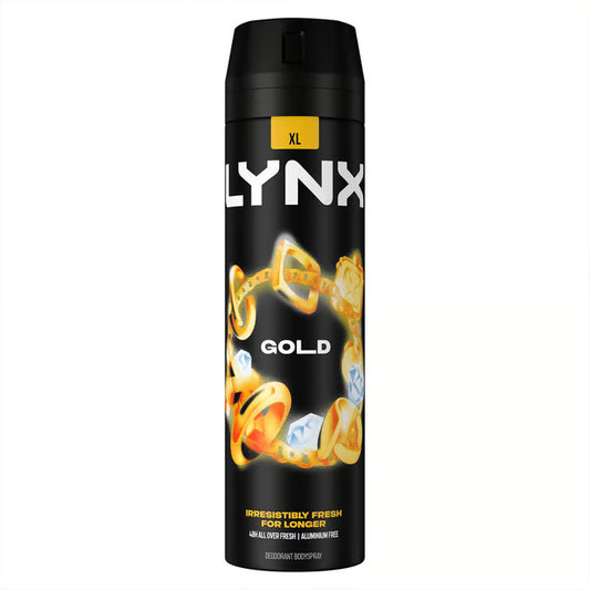 LYNX Deodorant Body Spray GOLD 200ML